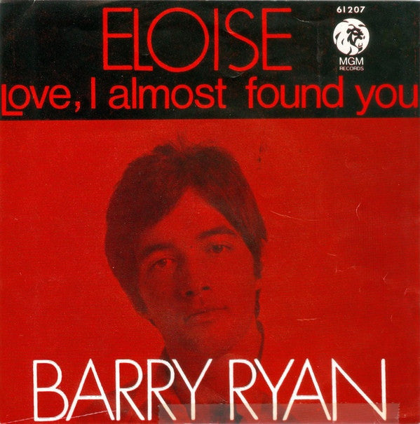 Barry Ryan : Eloise (7", Single)