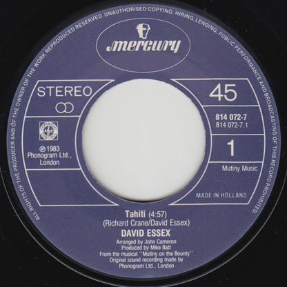 David Essex : Tahiti (7", Single, Pap)