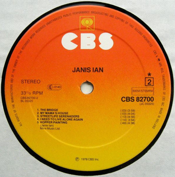 Janis Ian : Janis Ian (LP, Album)