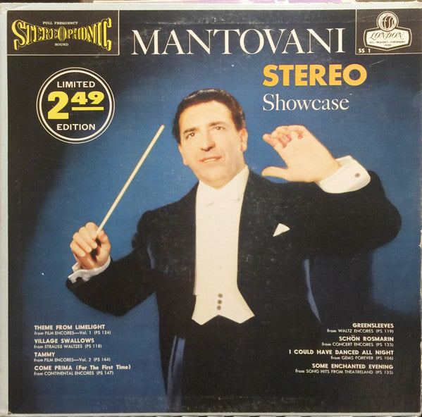 Mantovani : Mantovani Stereo Showcase (LP)