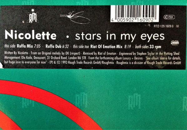 Nicolette : Stars In My Eyes (12")