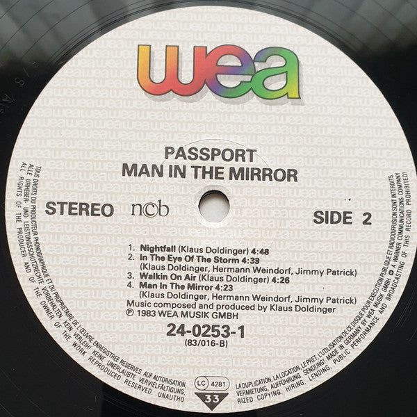 Passport (2) : Man In The Mirror (LP, Album, Promo)