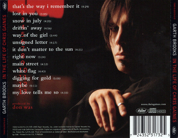 Chris Gaines : Greatest Hits / Garth Brooks In The Life Of Chris Gaines (HDCD, Album)