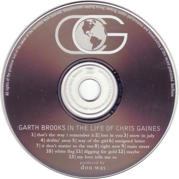 Chris Gaines : Greatest Hits / Garth Brooks In The Life Of Chris Gaines (HDCD, Album)