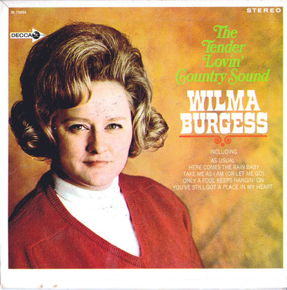 Wilma Burgess : The Tender Lovin' Country Sound Of Wilma Burgess (7", Jukebox)