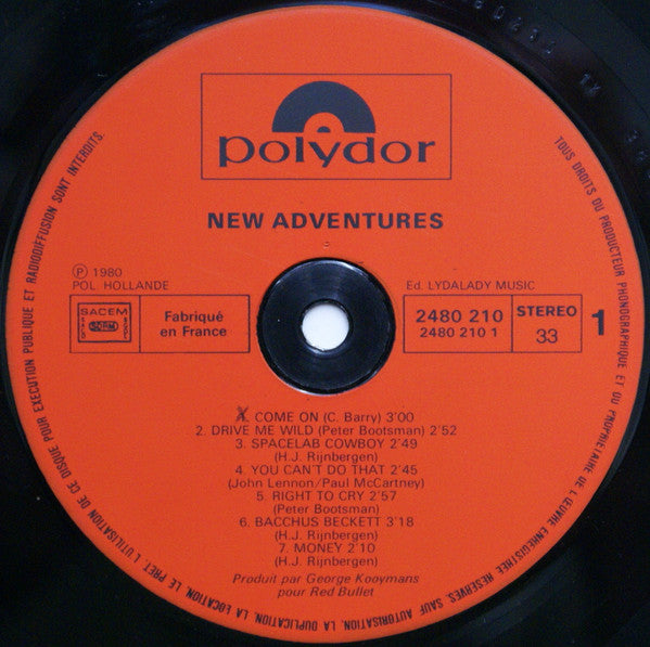 New Adventures : New Adventures (LP, Album)