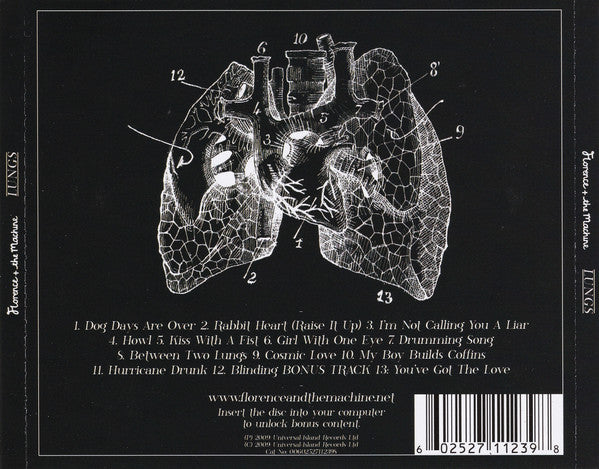 Florence And The Machine : Lungs (CD, Album, Enh)