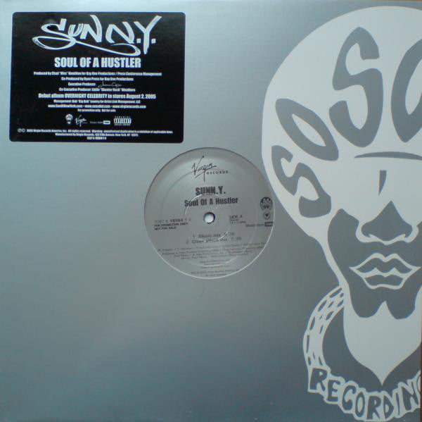 SunN.Y. : Soul Of A Hustler (12", Promo)