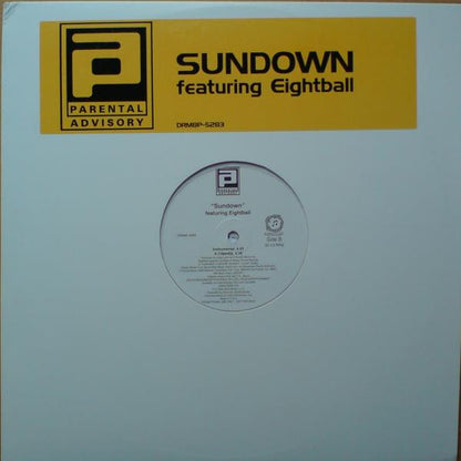 Parental Advisory Featuring Eightball (3) : Sundown (12", Promo)