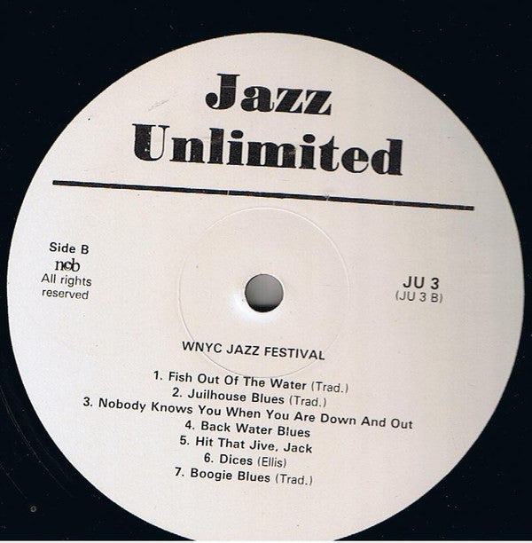 Various : WNYC Jazz Festival (LP)