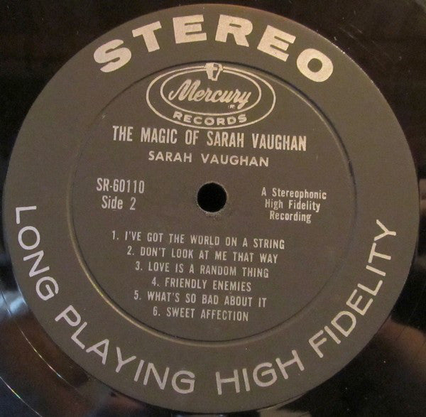 Sarah Vaughan : The Magic Of Sarah Vaughan (LP, Album)