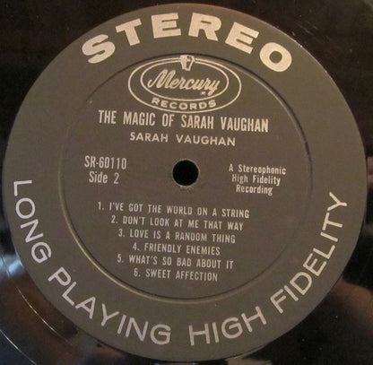 Sarah Vaughan : The Magic Of Sarah Vaughan (LP, Album)