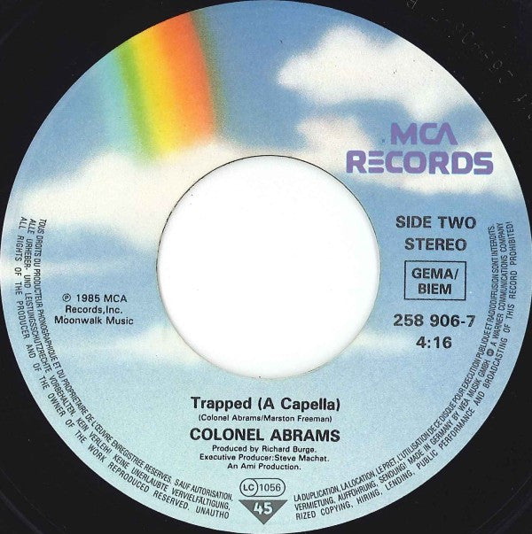 Colonel Abrams : Trapped (7" Version) (7", Single)