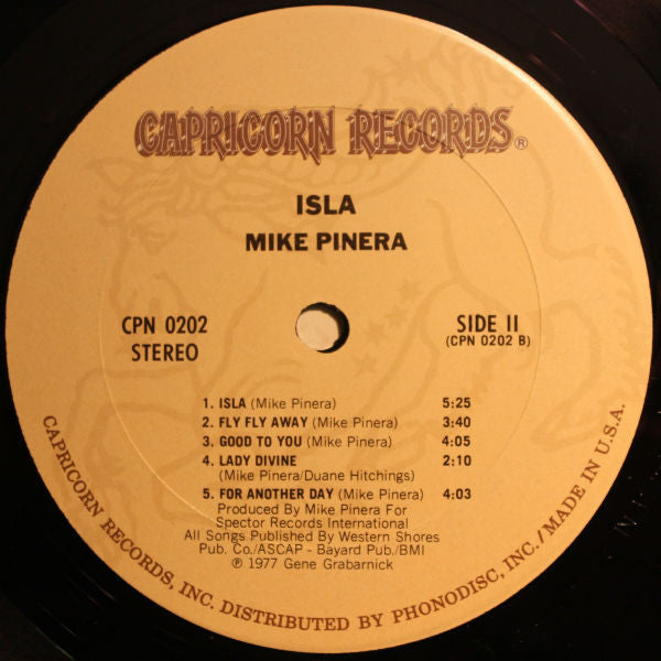 Mike Pinera : Isla (LP, Album)