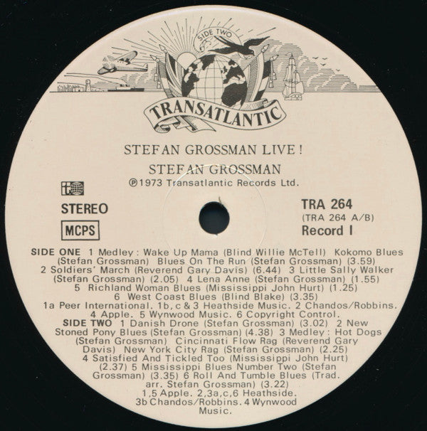 Stefan Grossman : Stefan Grossman Live! (2xLP)