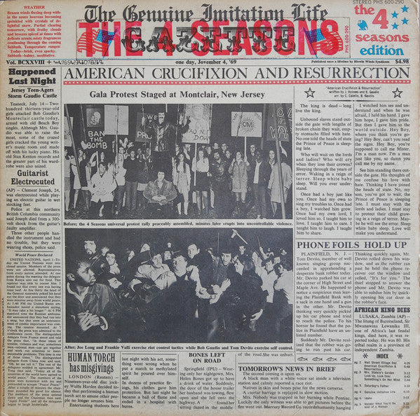 The Four Seasons : The Genuine Imitation Life Gazette (LP, Album)