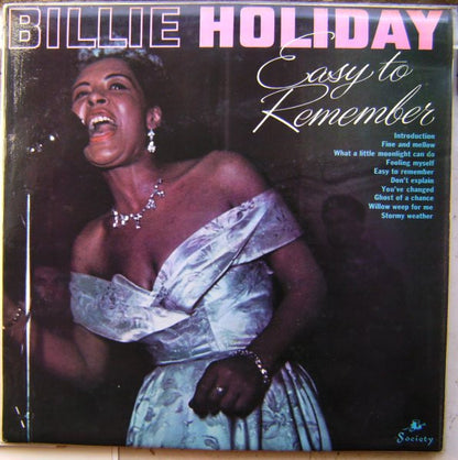 Billie Holiday : Easy To Remember (LP, Comp)