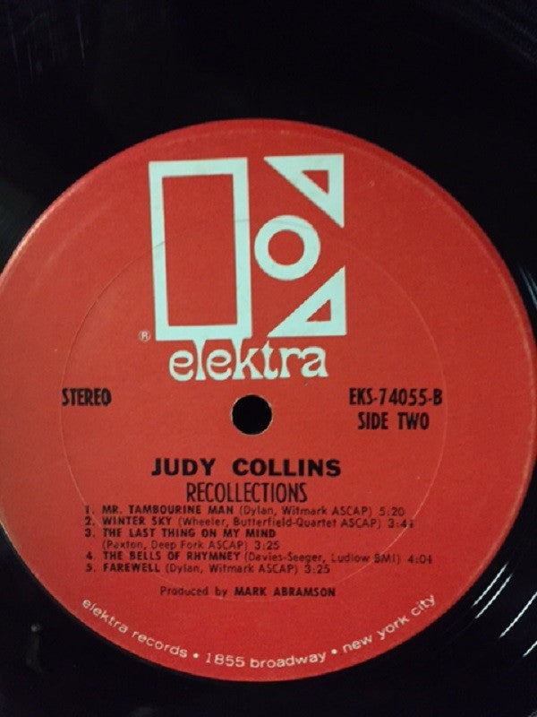 Judy Collins : Recollections (LP, Comp, Pit)