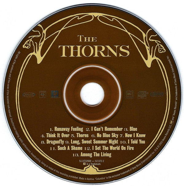 The Thorns : The Thorns (CD, Album, Tex)