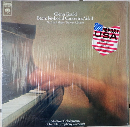 Glenn Gould, Vladimir Golschmann, Columbia Symphony Orchestra - Johann Sebastian Bach : Keyboard Concertos, Vol. II (LP)