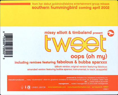 Tweet : Oops (Oh My) (12")