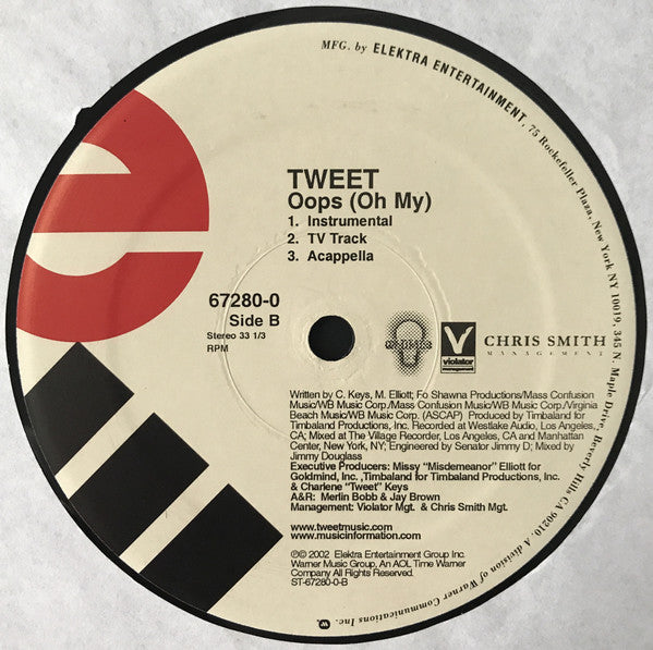 Tweet : Oops (Oh My) (12")