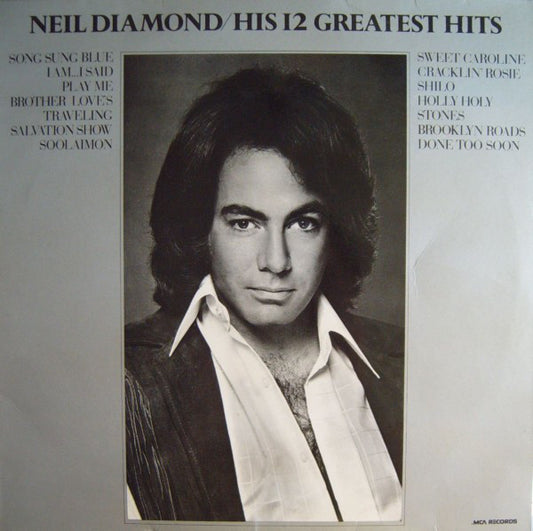 Neil Diamond : His 12 Greatest Hits (LP, Comp)