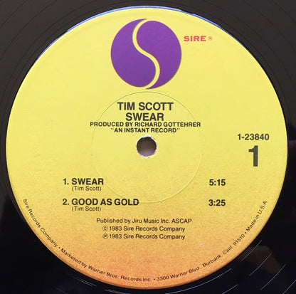 Tim Scott McConnell : Swear (12", MiniAlbum)