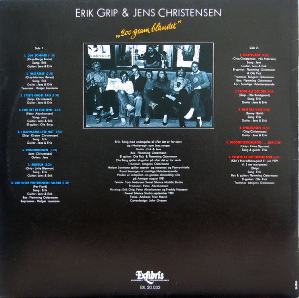 Erik Grip & Jens Christensen : 200 Gram Blandet (LP, Album)