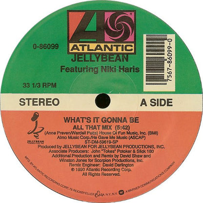 John "Jellybean" Benitez Featuring Niki Haris : What's It Gonna Be (12")