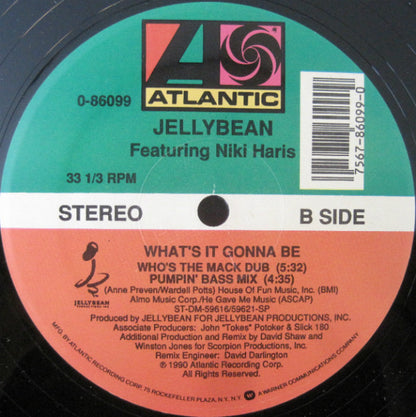 John "Jellybean" Benitez Featuring Niki Haris : What's It Gonna Be (12")