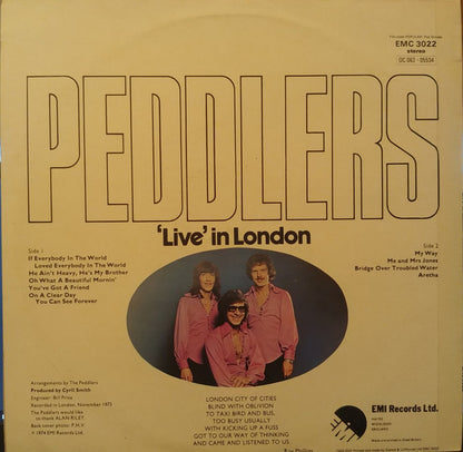 The Peddlers : 'Live' In London (LP, Album)