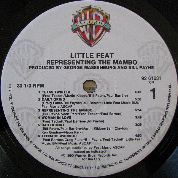 Little Feat : Representing The Mambo (LP, Album)