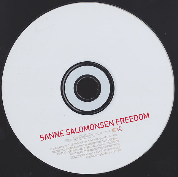 Sanne Salomonsen : Freedom (CD, Album, Copy Prot.)