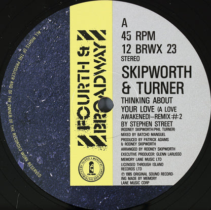 Skipworth & Turner : Thinking About Your Love (12", Single)