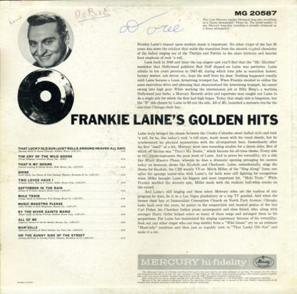 Frankie Laine : Frankie Laine's Golden Hits (LP, Comp, Mono)