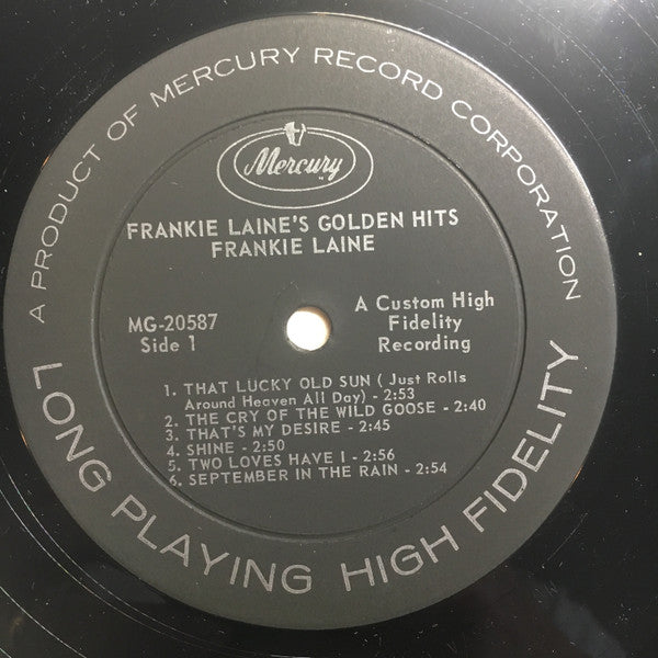 Frankie Laine : Frankie Laine's Golden Hits (LP, Comp, Mono)