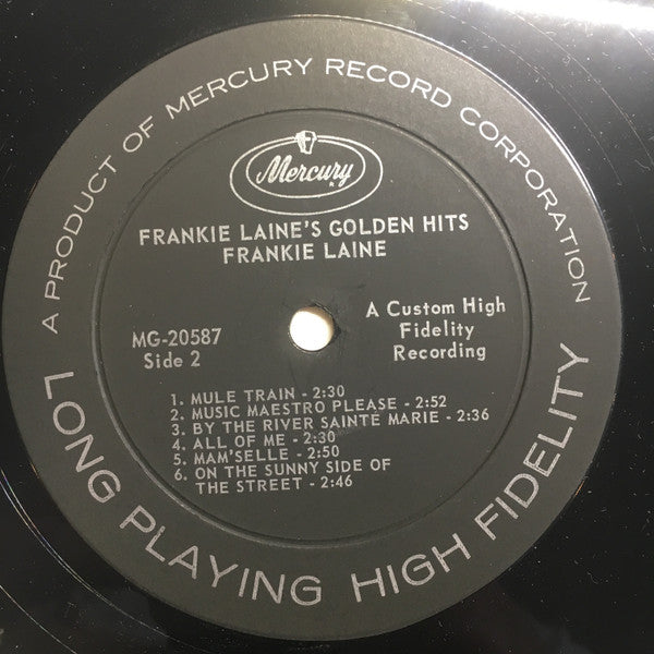 Frankie Laine : Frankie Laine's Golden Hits (LP, Comp, Mono)