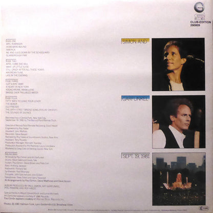 Simon & Garfunkel : The Concert In Central Park (2xLP, Album, Club)