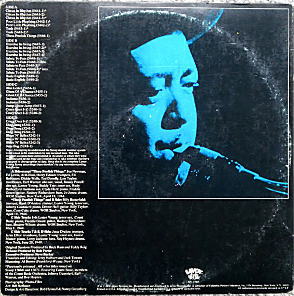 Lester Young : Pres/The Complete Savoy Recordings (2xLP, Comp, Gat)