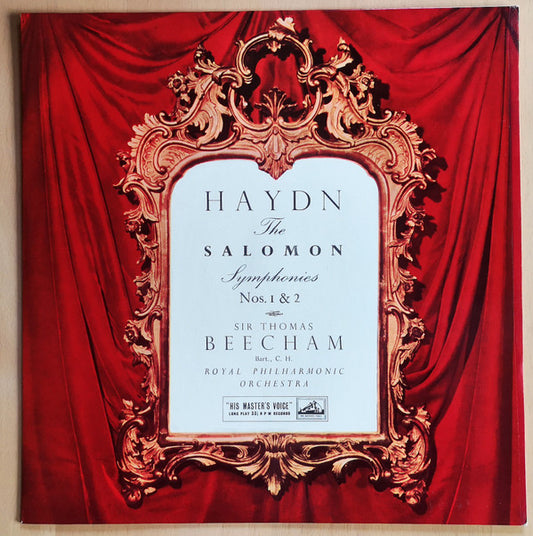 Joseph Haydn - The Royal Philharmonic Orchestra ' Sir Thomas Beecham : Symphony No. 93 In D / Symphony No. 94 In G "Surprise" (LP, Album, Mono)