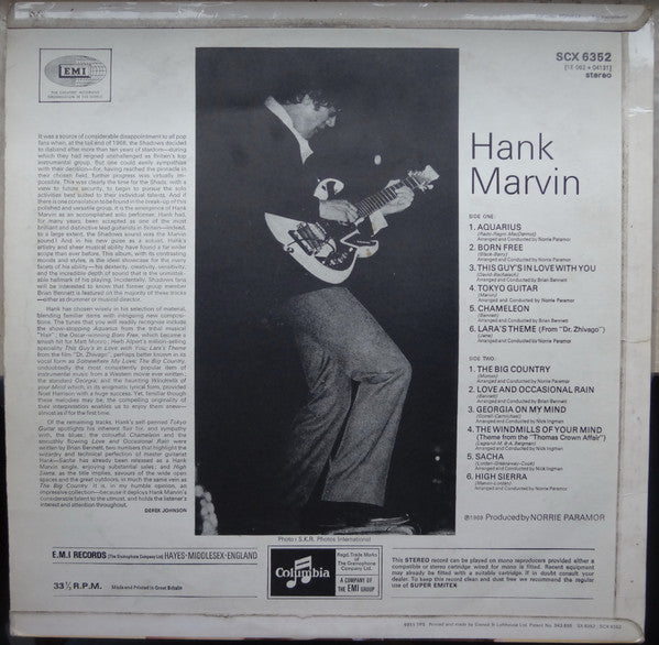 Hank Marvin : Hank Marvin (LP, Album)