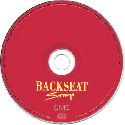 Backseat : Songs (CD, Album + CD, Single)