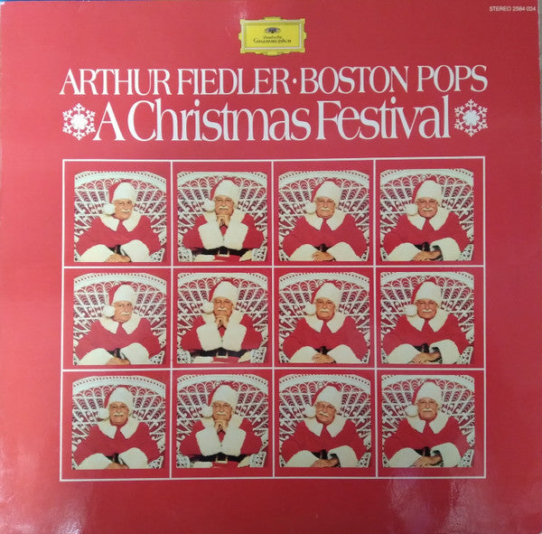 Arthur Fiedler • The Boston Pops Orchestra : A Christmas Festival (LP, Album, RE)