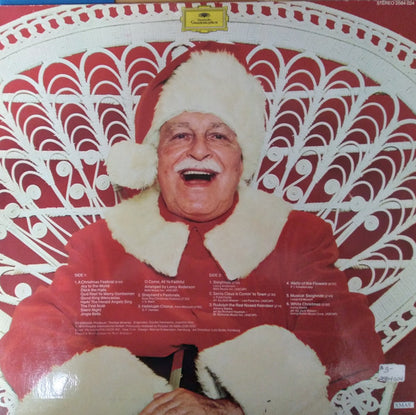 Arthur Fiedler • The Boston Pops Orchestra : A Christmas Festival (LP, Album, RE)