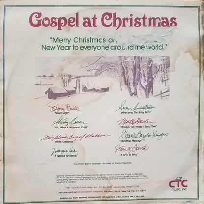 Various : Gospel At Christmas (LP, Comp)