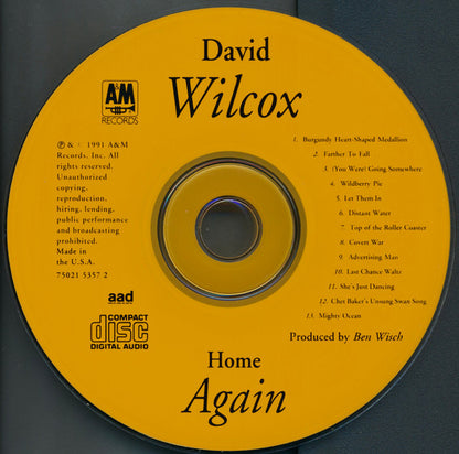 David Wilcox : Home Again (CD, Album)