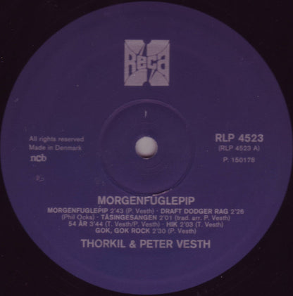 Thorkil Vesth Og Peter Vesth : Morgenfuglepip (LP, Album)