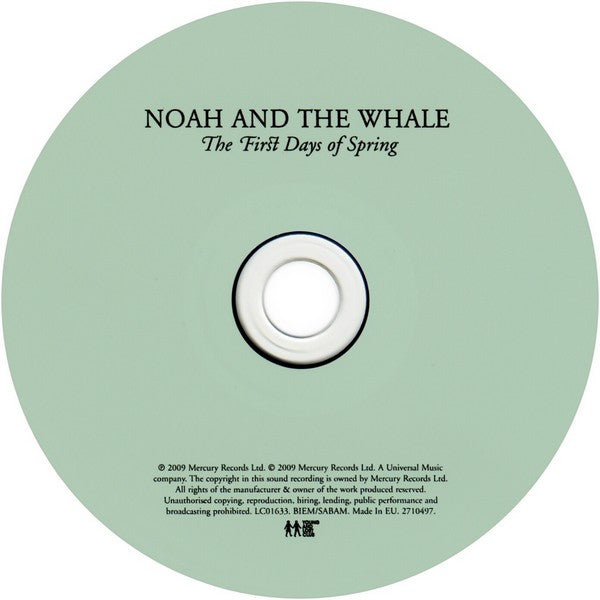 Noah And The Whale : The First Days Of Spring (CD, Album)