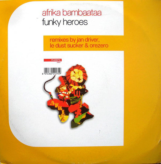 Afrika Bambaataa : Funky Heroes (12")